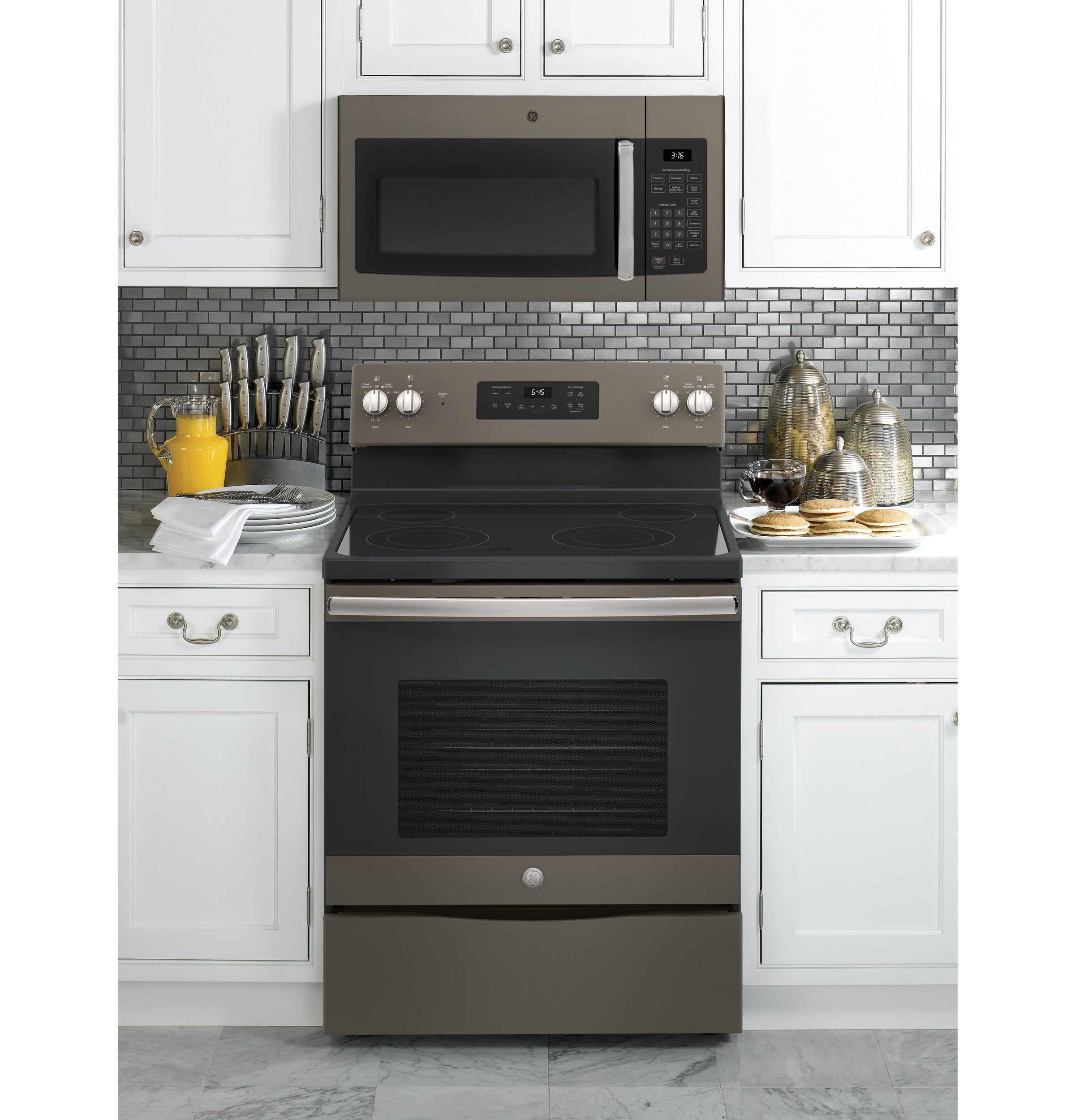 GE 1.6 Cu. Ft. Over-the-Range Microwave Oven | JVM3160EFES