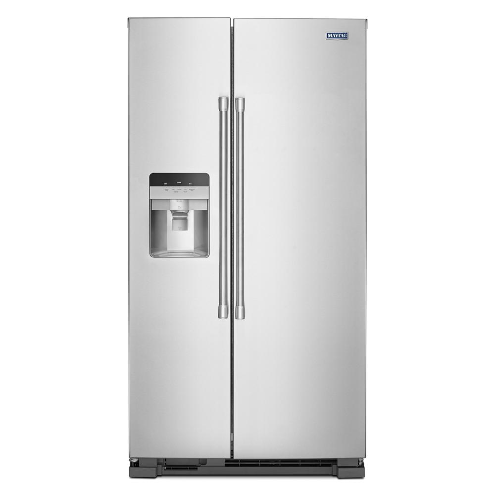 Maytag 36-Inch Wide Side-by-Side Refrigerator - 25 Cu. Ft. | MSS25C4MGZ