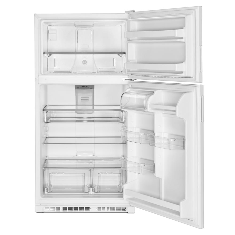 Maytag 33-Inch Wide Top Freezer Refrigerator | MRT311FFFH | 21 cbft