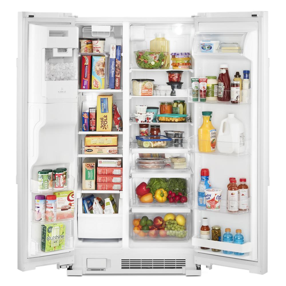 Maytag 36-Inch Wide Side-by-Side Refrigerator - 25 Cu. Ft. | MSS25C4MGW