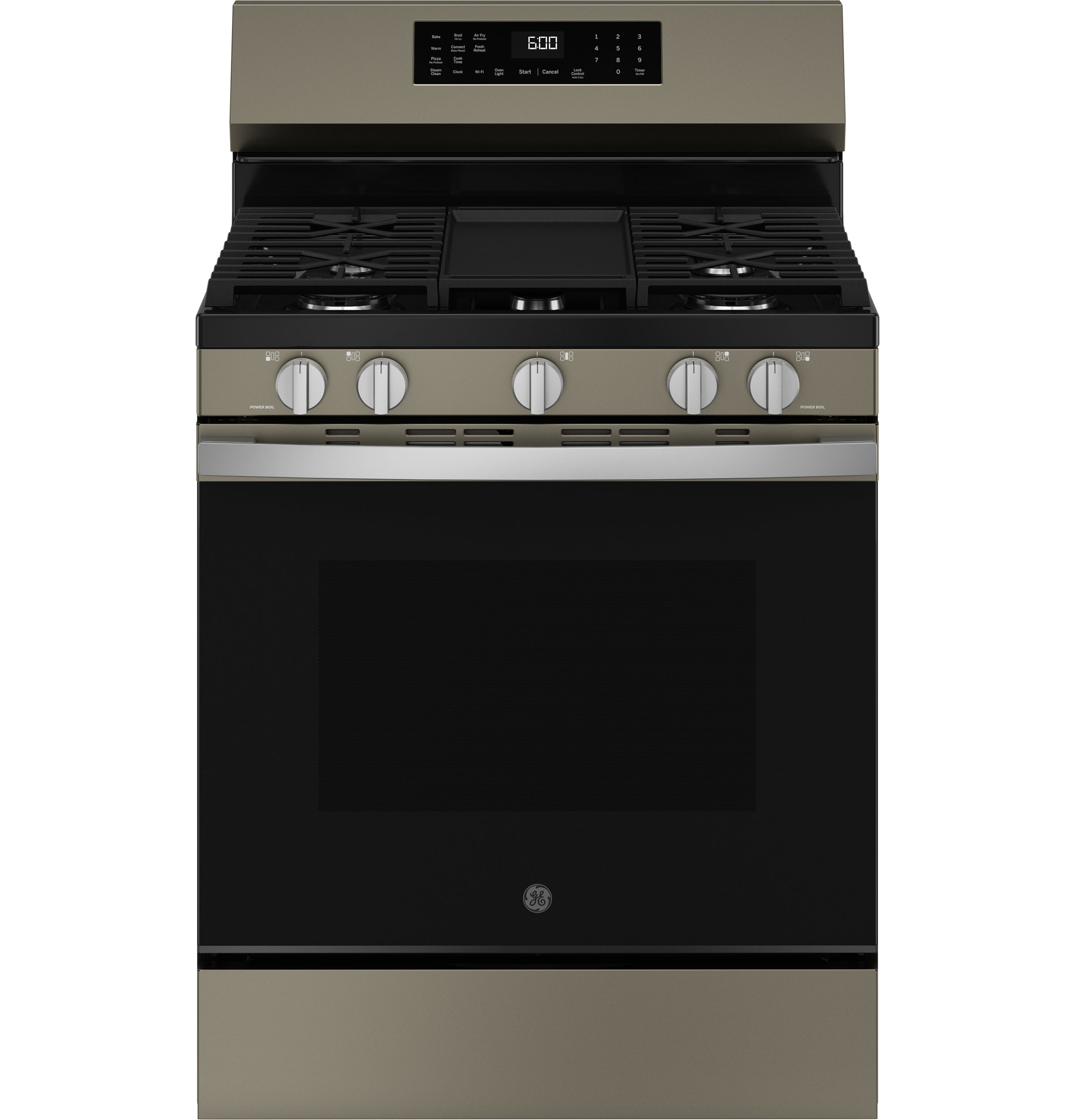 GE Free-Standing Gas Convection Range with No Preheat Air Fry and EasyWash™ Oven Tray | GGF600AVES