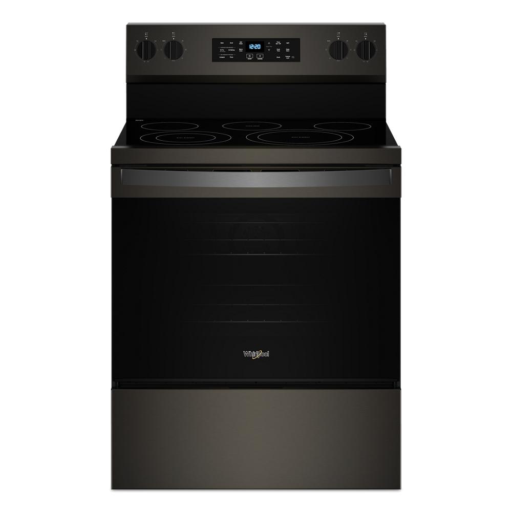 Whirlpool Electric Range with Air Cooking Technology, No Preheat Air Fry and Air Baking and Self Clean | WFES5030RV