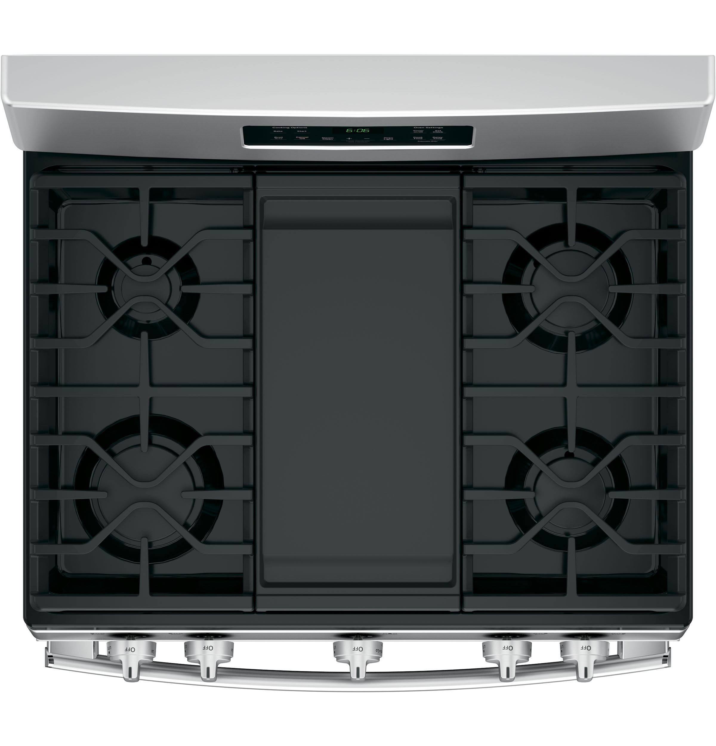 GE Free-Standing Front Control Gas Range | JGBS66REKSS