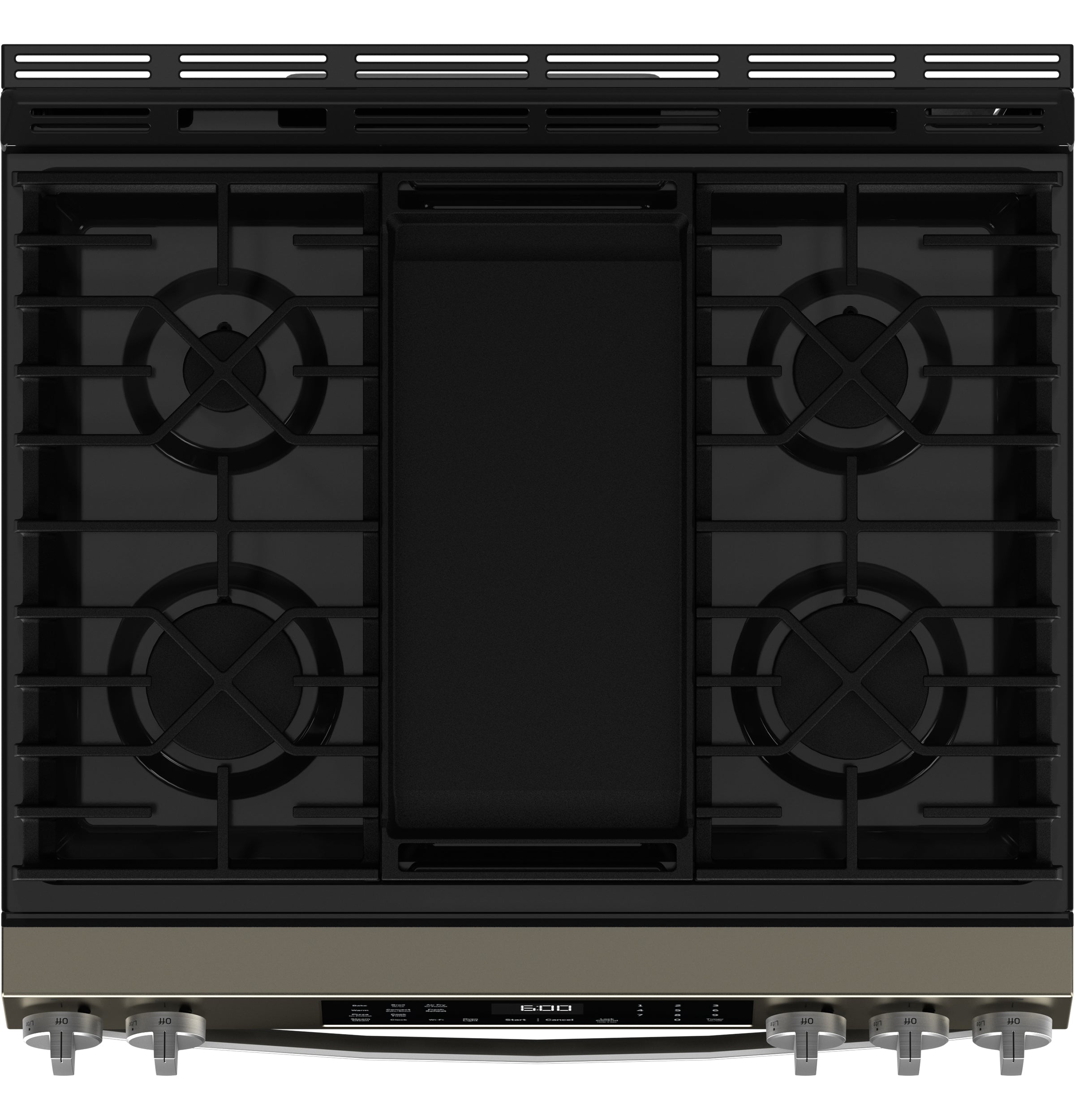 GE Slide-In Front-Control Convection Gas Range with No Preheat Air Fry and EasyWash™ Oven Tray | GGS600AVES