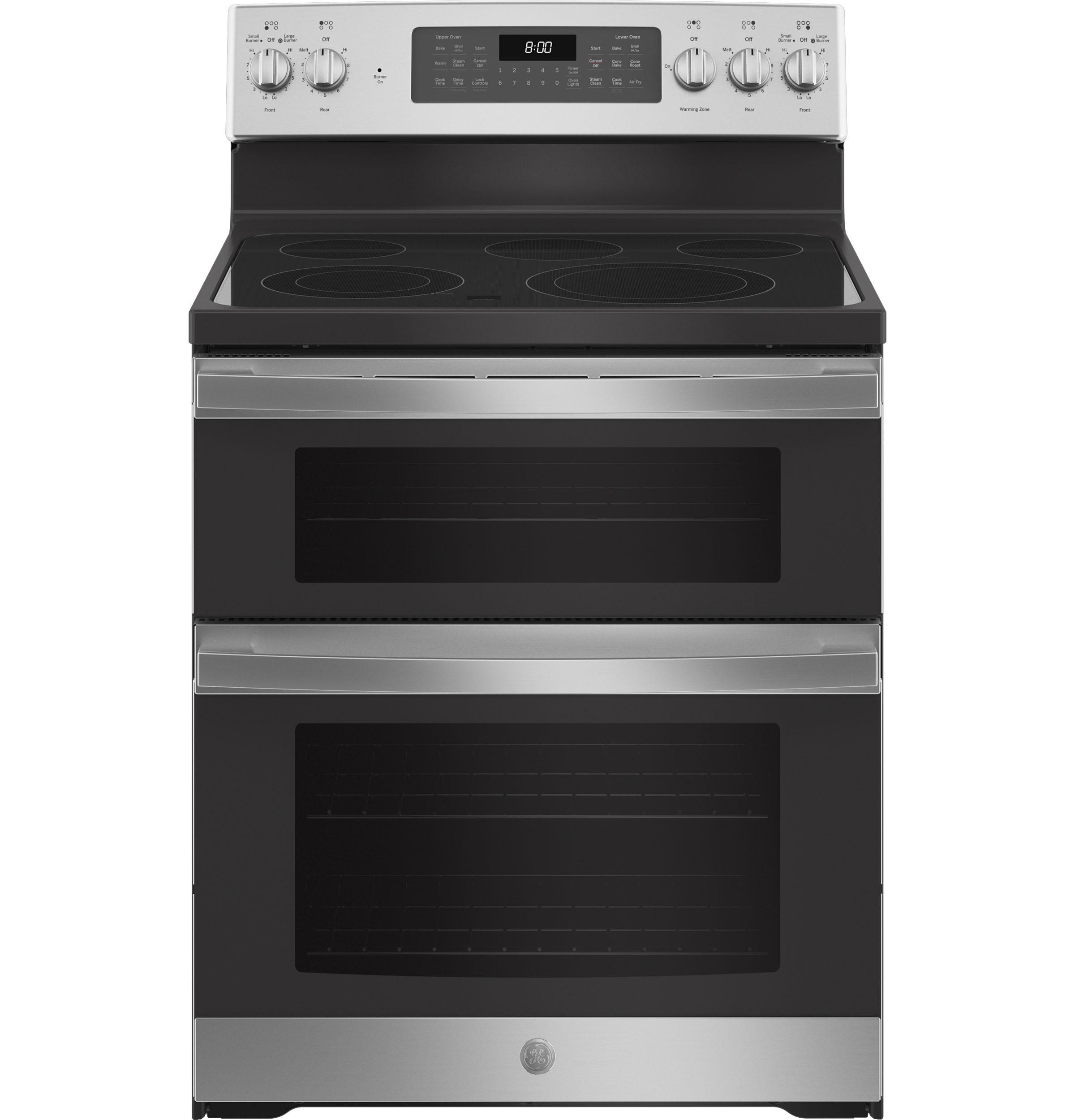 GE 30" Free-Standing Electric Double Oven Convection Range | JBS86SPSS