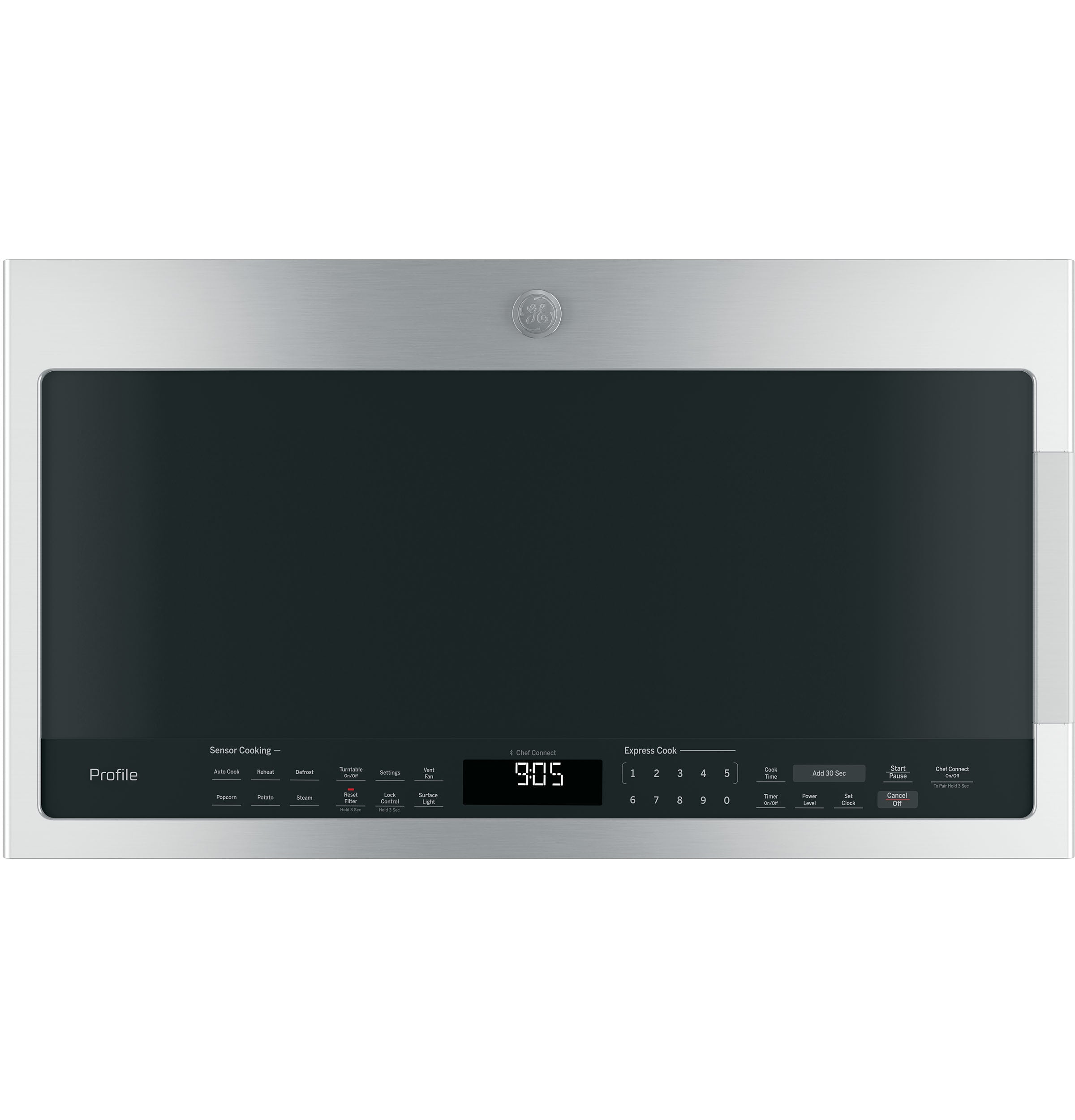 GE Profile 2.1 Cu. Ft. Over-the-Range Sensor Microwave Oven | PVM9005SJSS