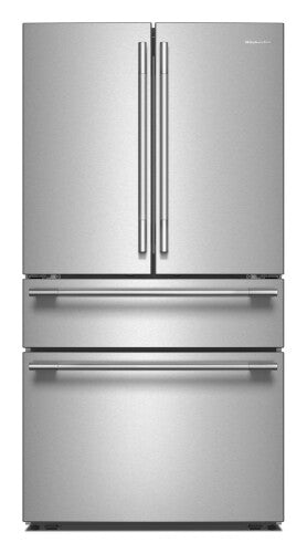 Kitchen Aid 30 cu. ft. French Door Refrigerator with Interior Water and Ice | KRMF336SPS