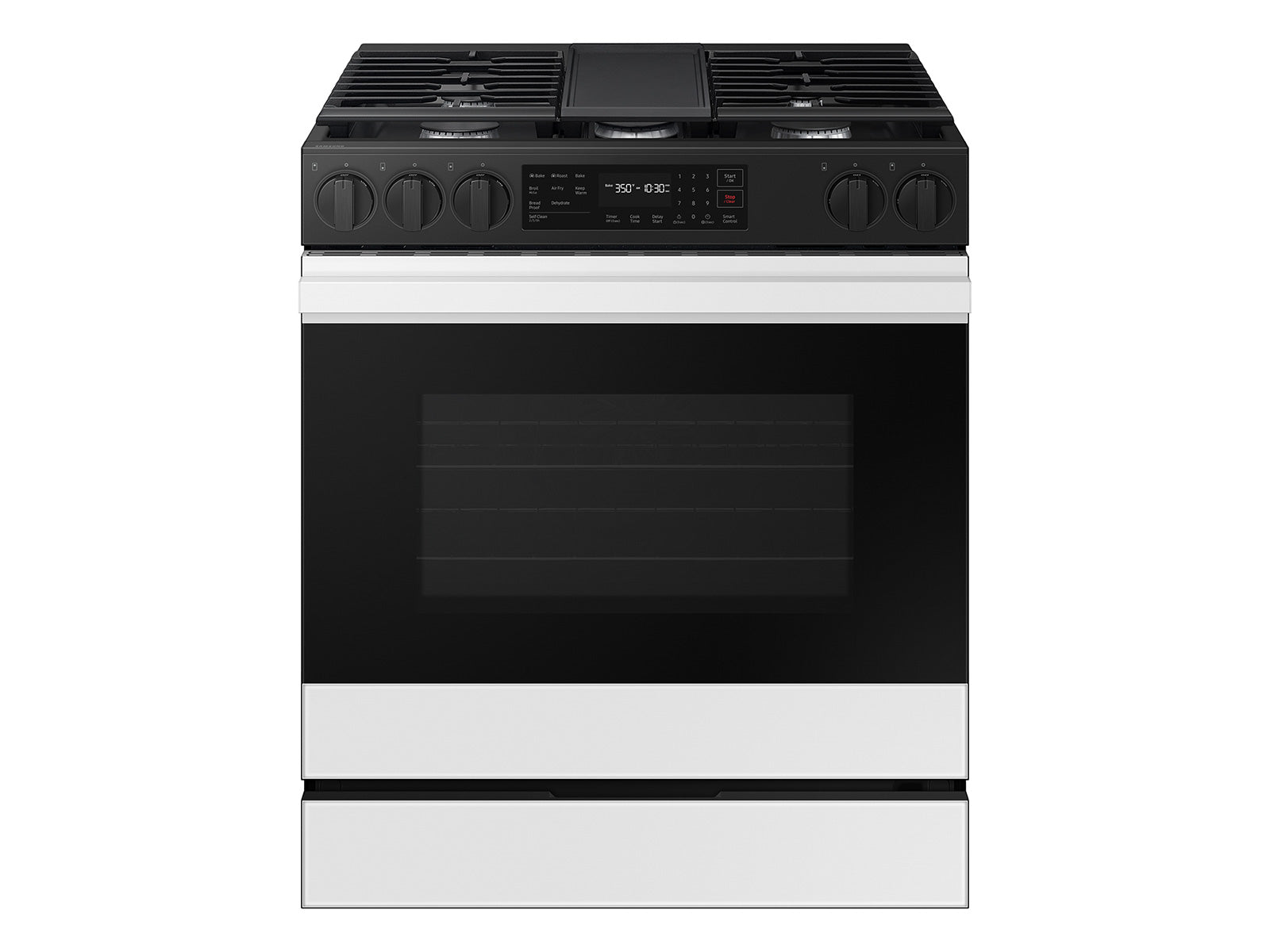 Samsung Bespoke 6.0 cu. ft. Smart Slide-In Gas Range with Air Fry & Precision Knobs | NSG6DB830012