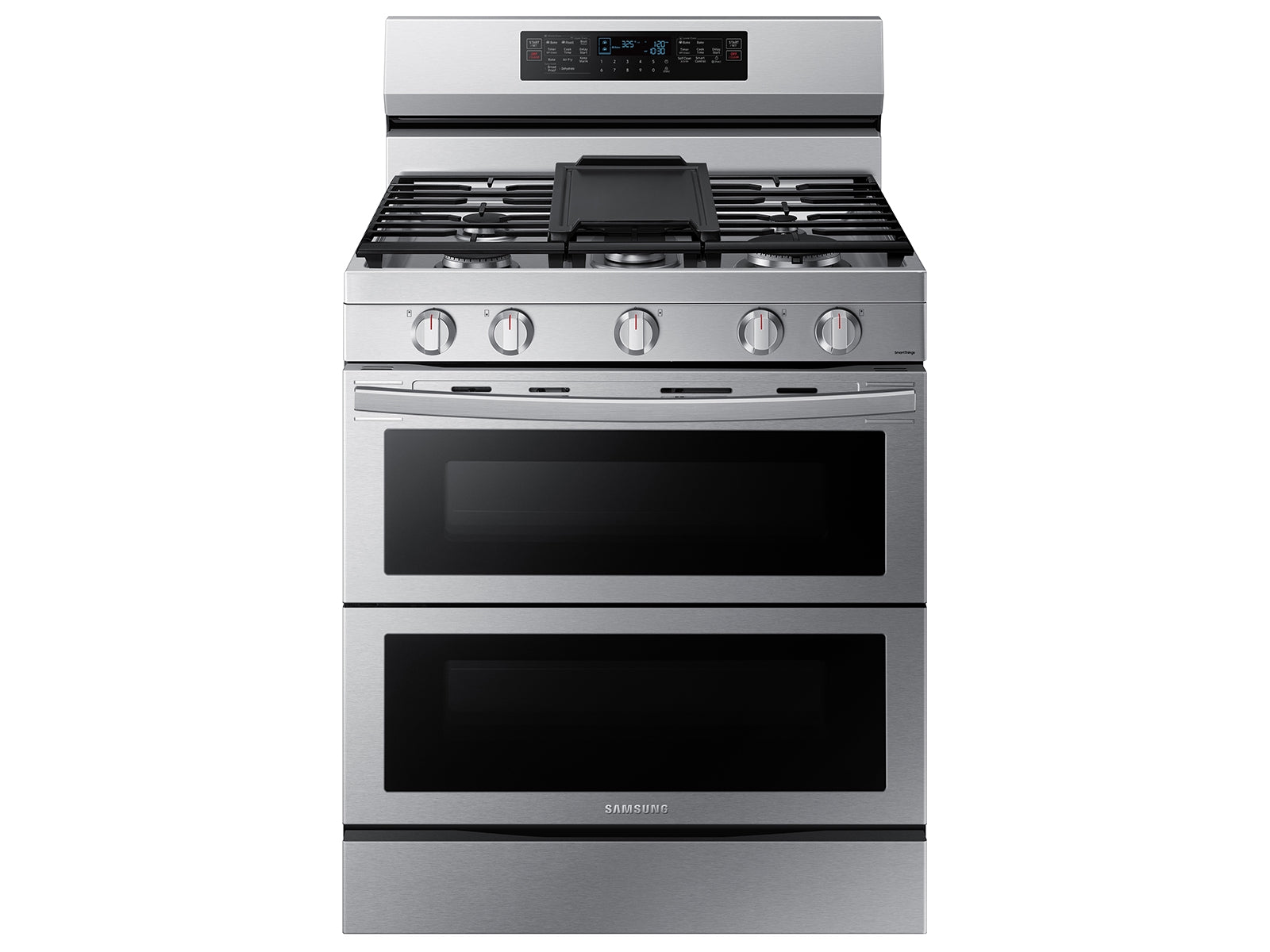 Samsung 6.0 cu. ft. Smart Freestanding Gas Range with Flex Duo™, Stainless Cooktop & Air Fry | NX60A6751SS