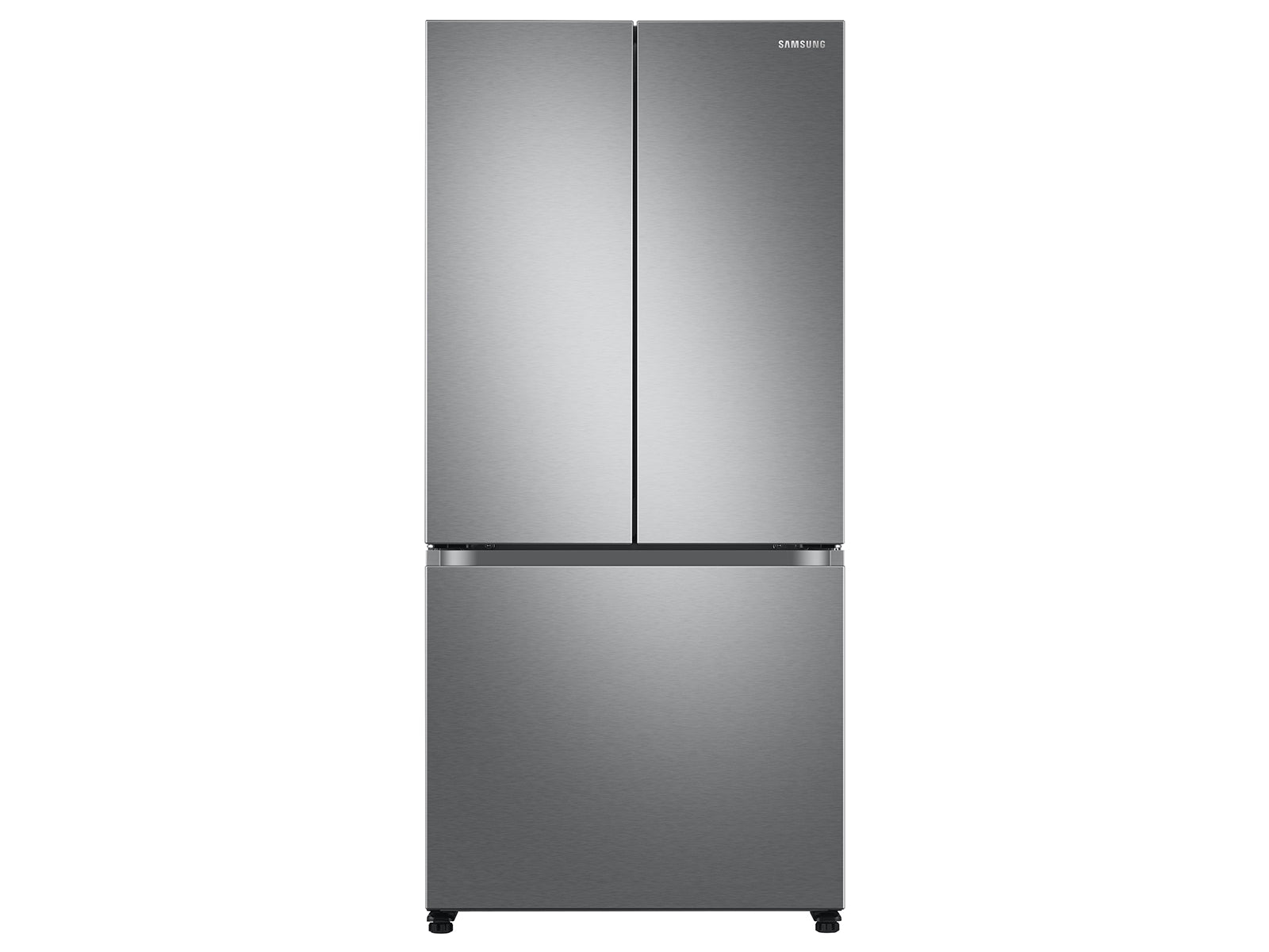 Samsung 18 cu. ft. Smart Counter Depth 3-Door French Door Refrigerator | RF18A5101SR