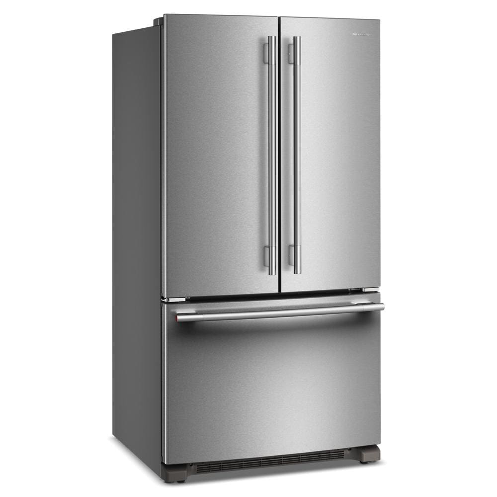 Kitchen Aid 25 Cu. Ft. 36-Inch Standard-Depth French Door Refrigerator | KRFF136SPS