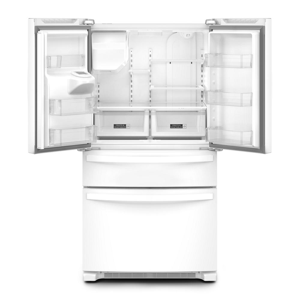 Whirlpool 36-Inch Wide French Door Bottom Mount Refrigerator | WRMF3636RW | 25 cbft