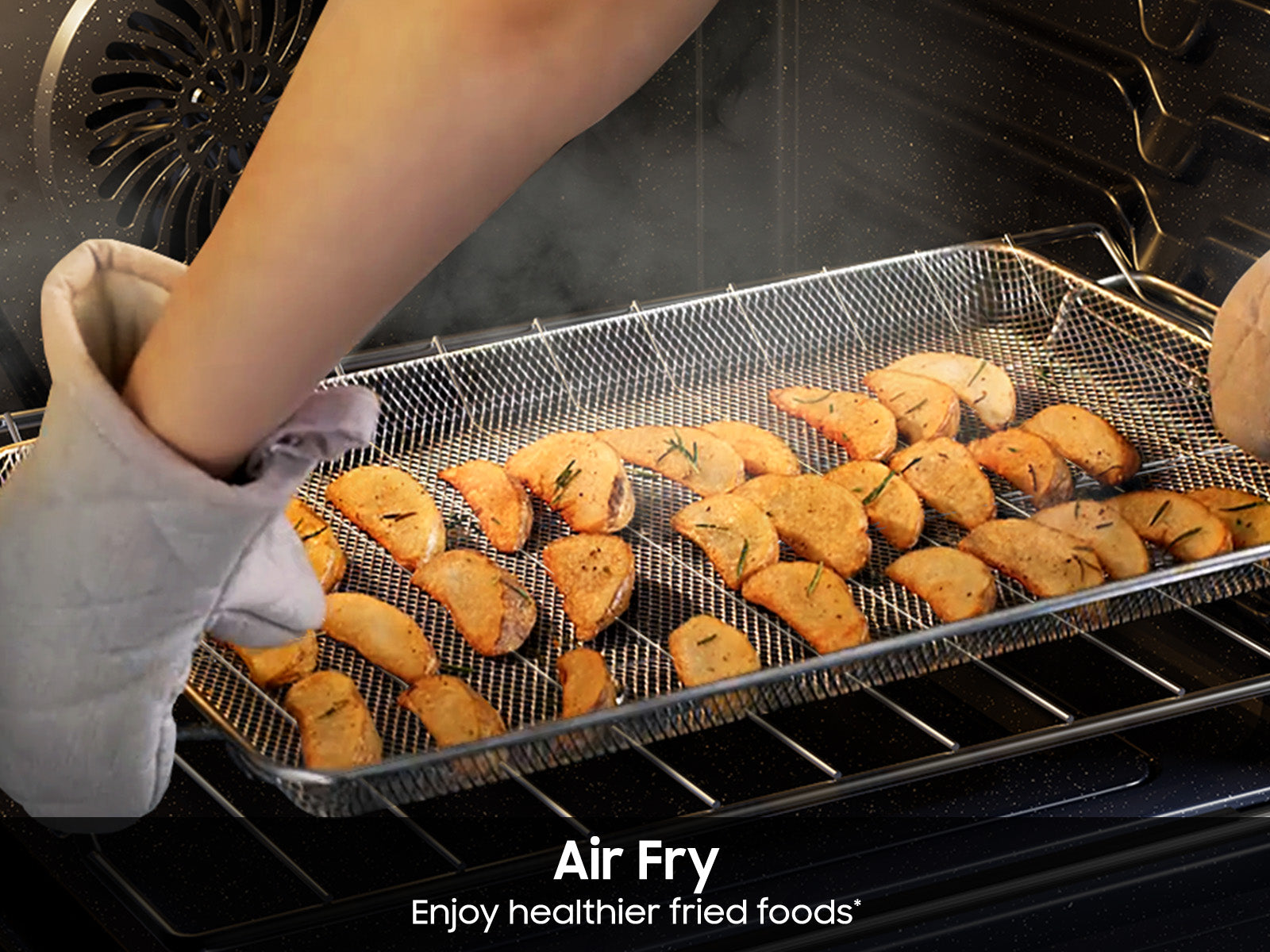 Samsung Bespoke 6.3 cu. ft. Smart Slide-In Electric Range with Air Fry & Precision Knobs | NSE6DB830012