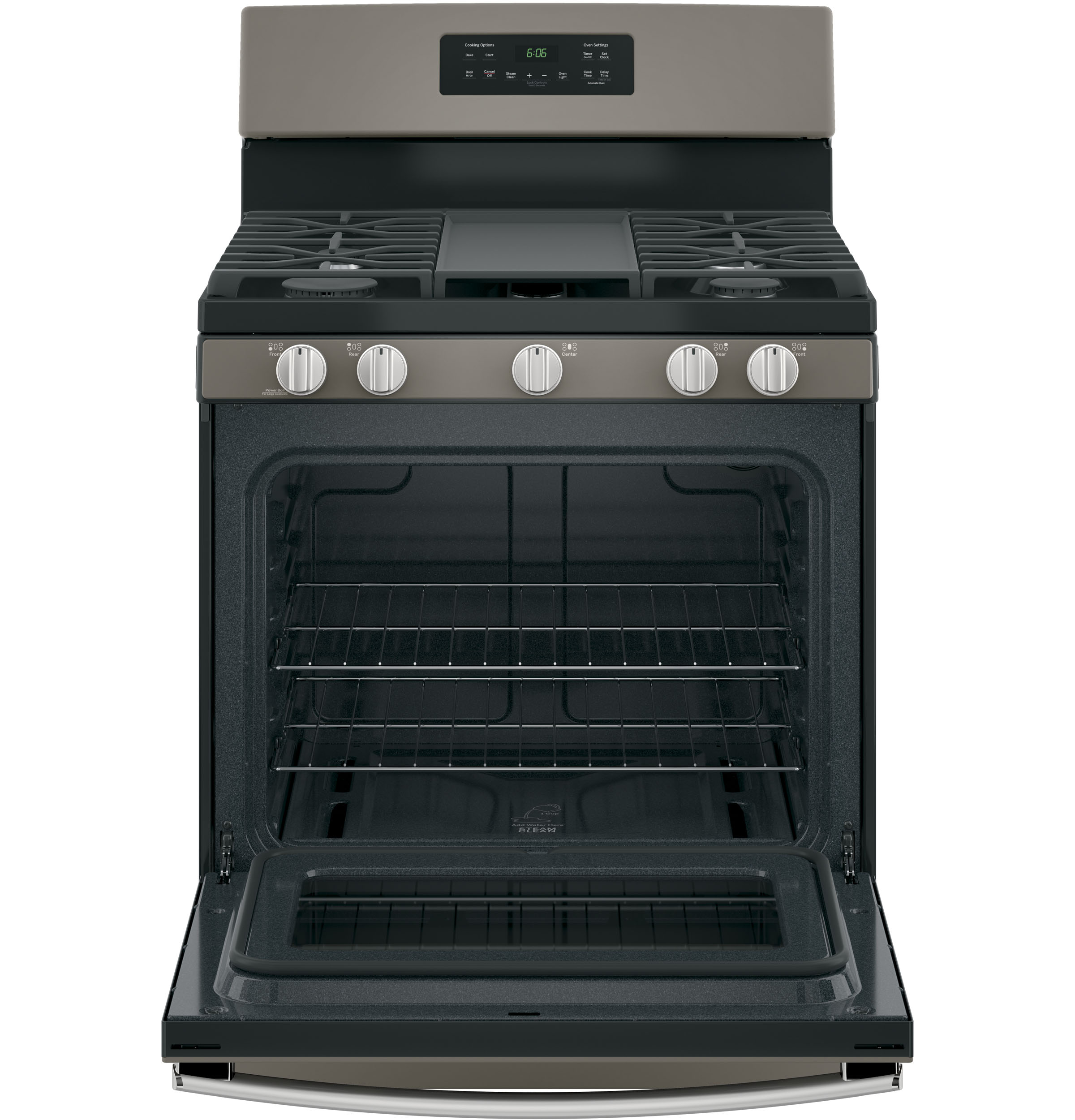 GE Free-Standing Front Control Gas Range | JGBS66EEKES