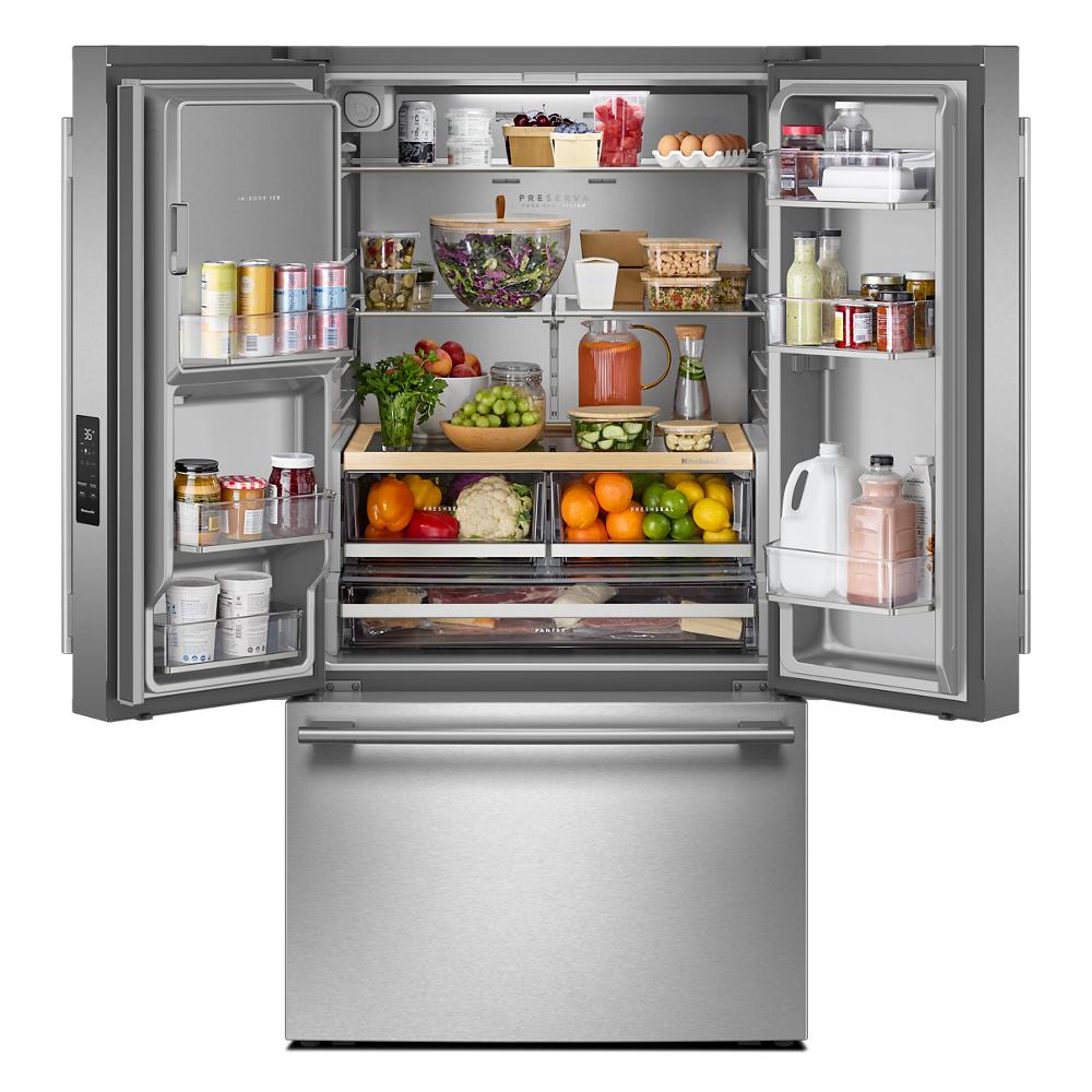 Kitchen Aid 30 cu. ft. French Door Refrigerator | KRFF436SPS