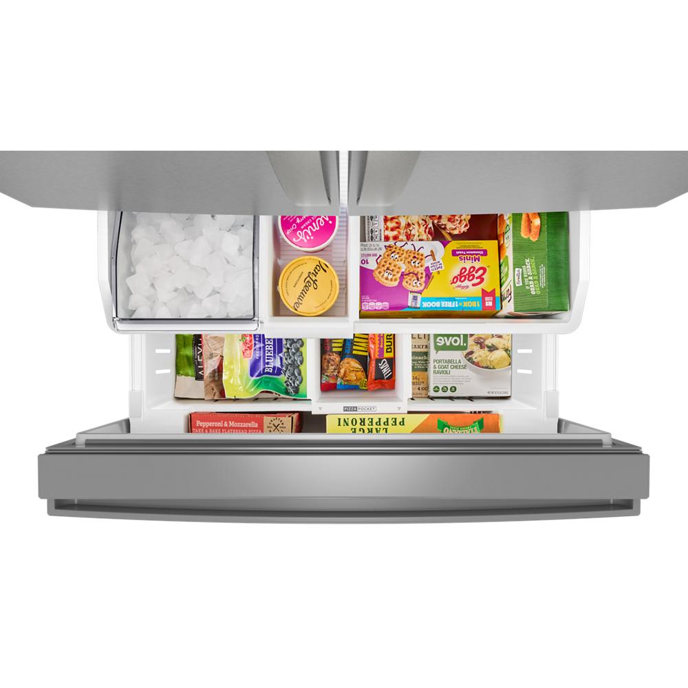 Whirlpool 36-Inch French Door Refrigerator | WRFF3136SZ | 31 cbft