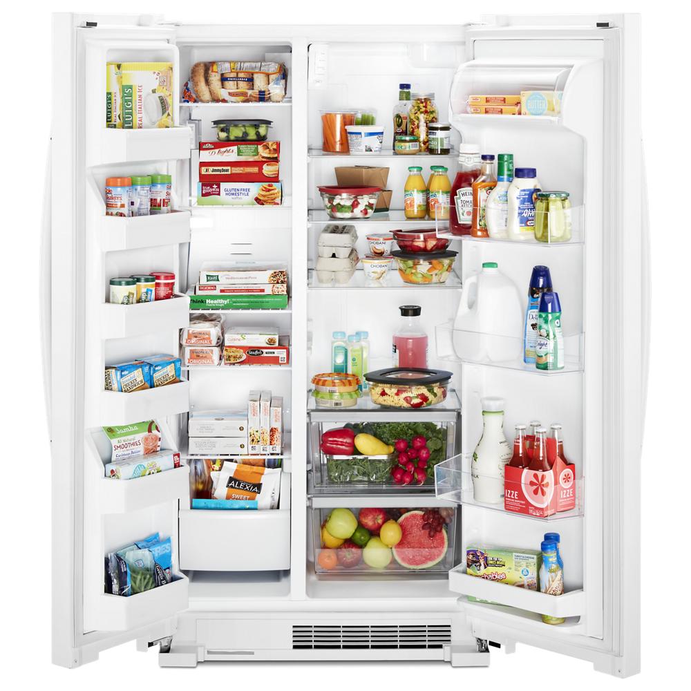 Whirlpool 36-inch Wide Side-by-Side Refrigerator | WRS315SNHW | 25 cbft