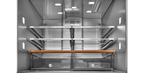 Kitchen Aid 26.2 Cu. Ft. Multi-Door French Door Refrigerator with Platinum Interior | KRMF536RPS
