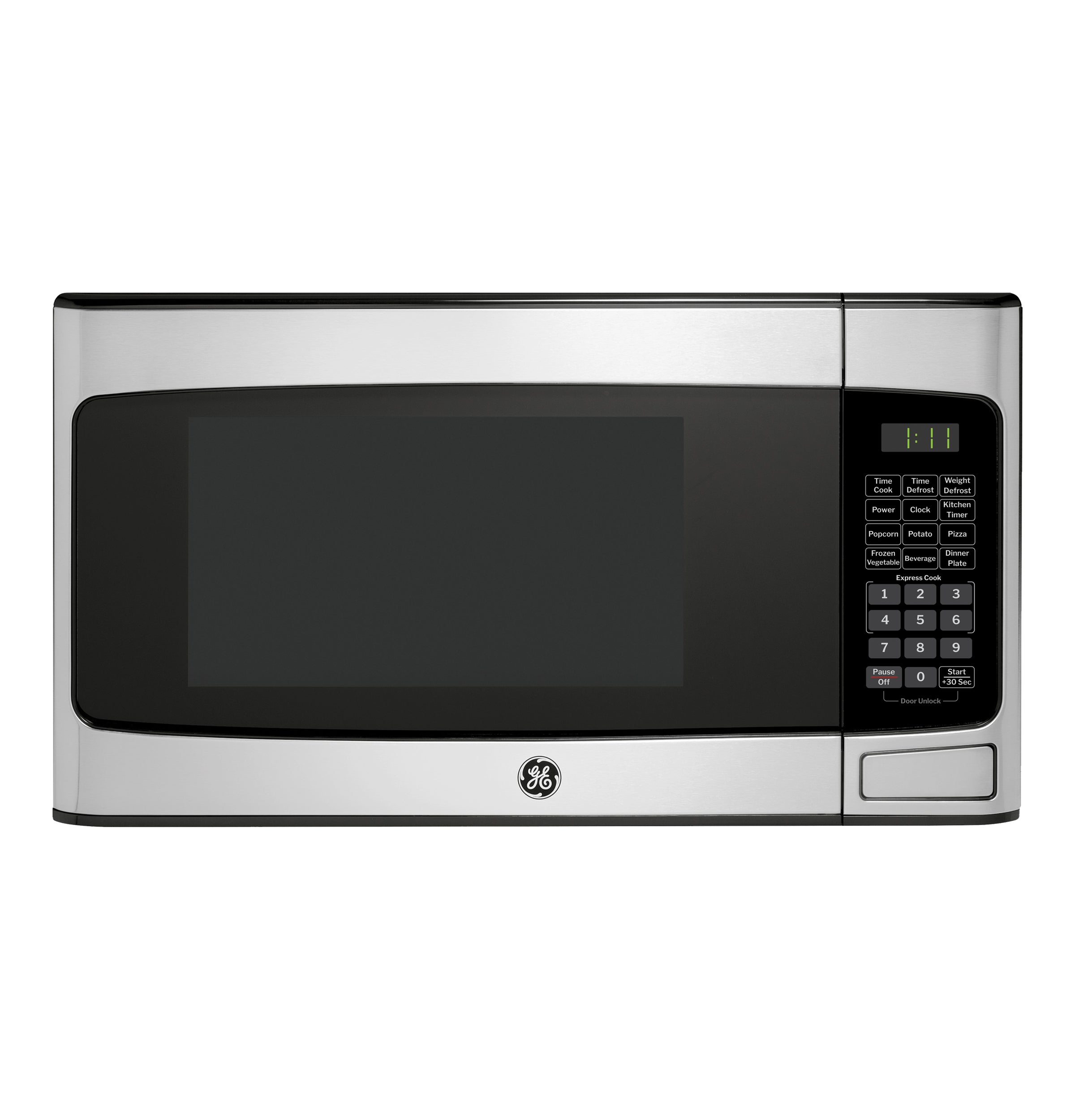 GE 1.1 Cu. Ft. Capacity Countertop Microwave Oven | GCST11N1WSS