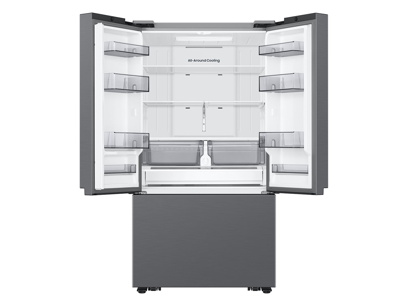 Samsung 27 cu. ft. Counter Depth Mega Capacity 3-Door French Door Refrigerator | RF27CG5010S9