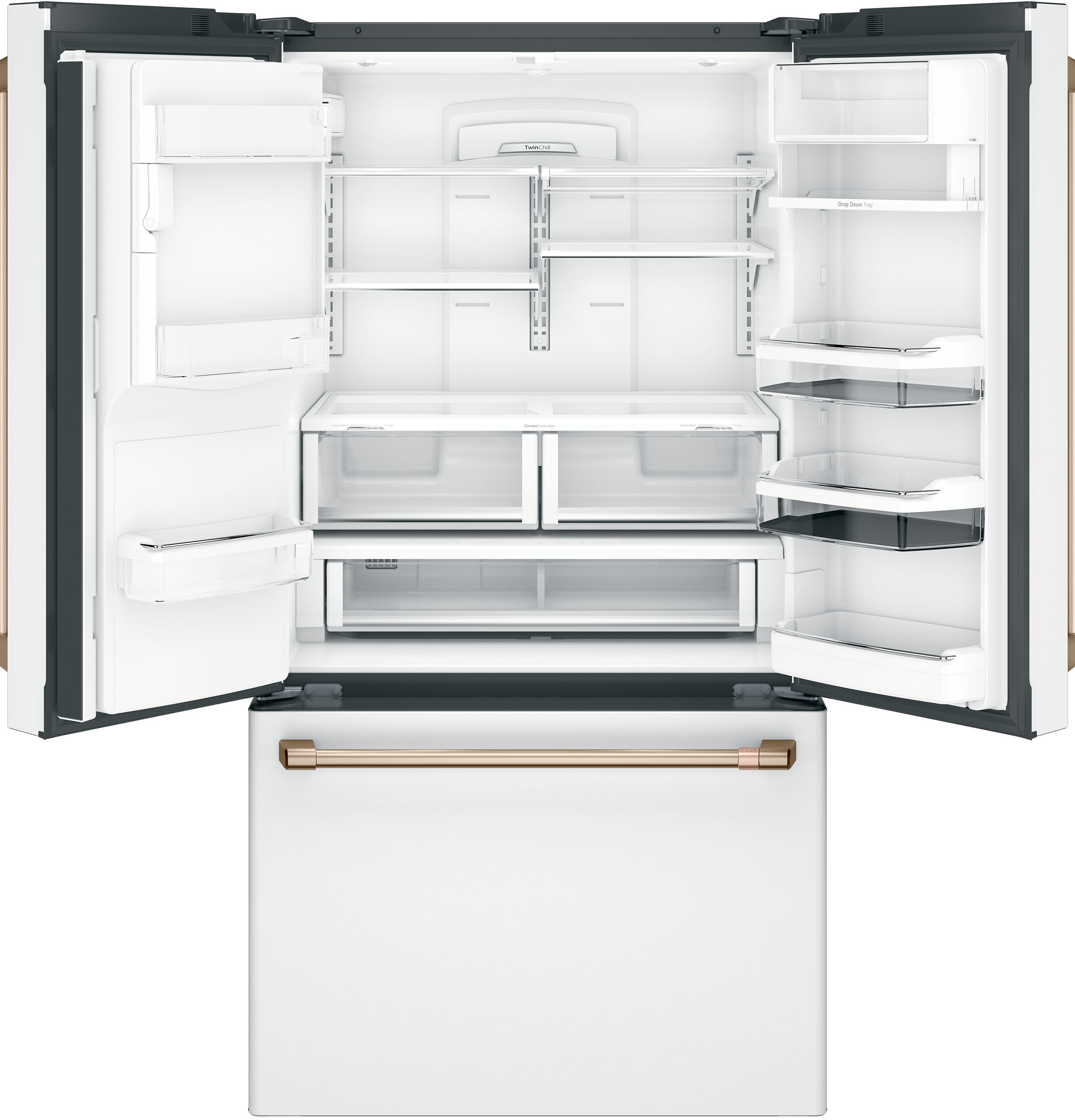 CAFÉ 27.7 Cu. Ft. Smart French-Door Refrigerator with Hot Water Dispenser | CFE28TP4MW2
