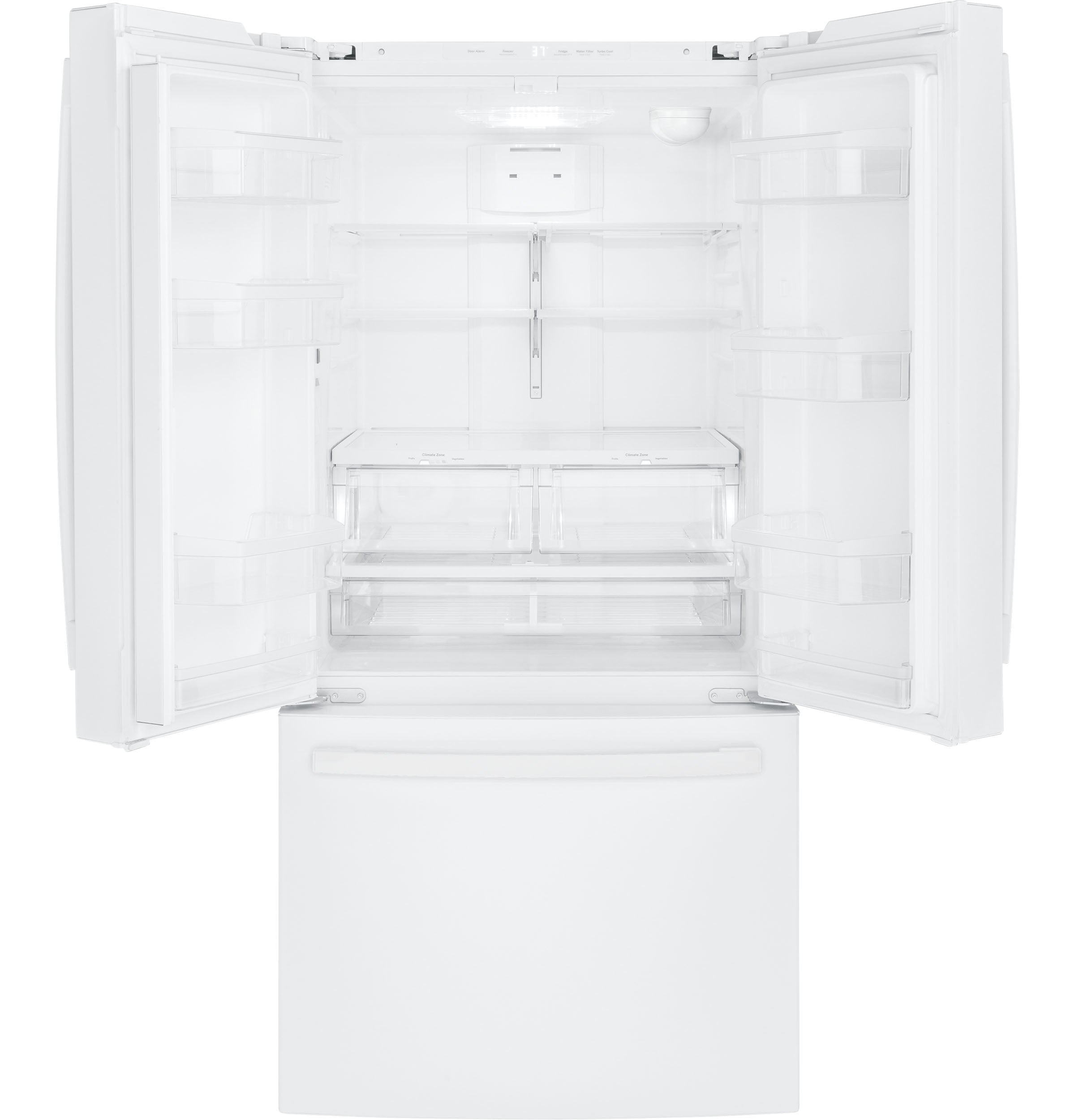 GE ENERGY STAR® 24.7 Cu. Ft. French-Door Refrigerator | GNE25JGKWW