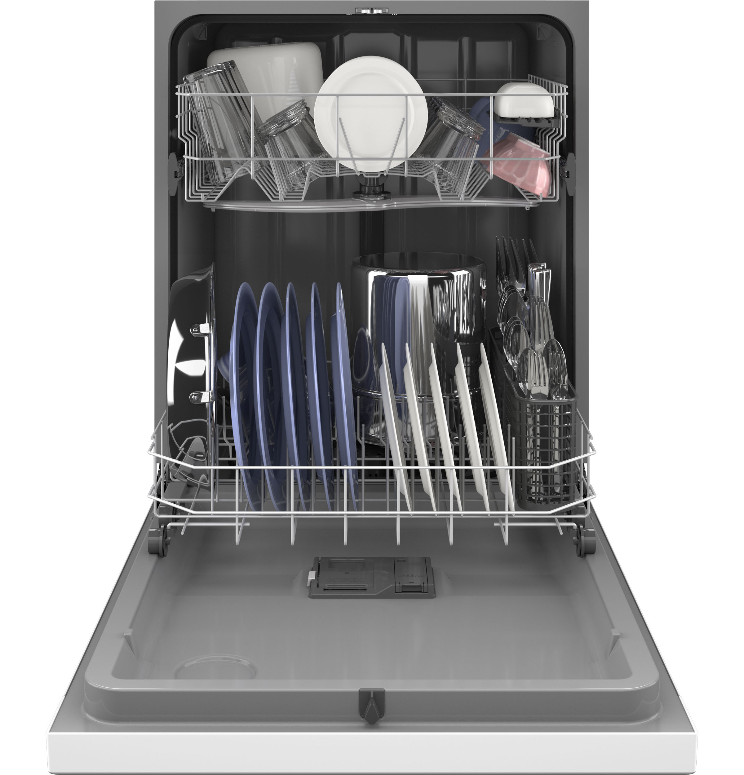 GE Dishwasher with Front Controls | GDF535PGRWW
