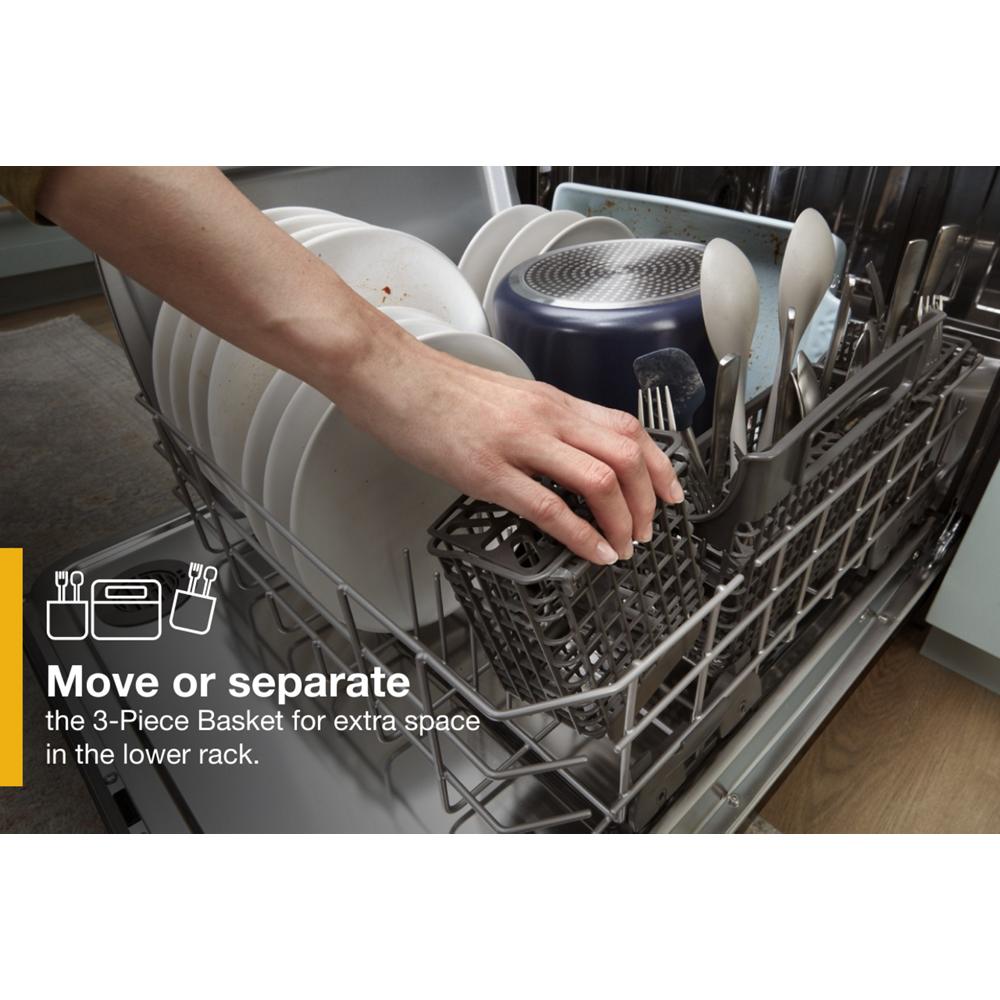 Whirlpool 24” Stainless Steel Dishwasher with AI Intelligent Wash - 47 dBA | WDT750SAKW