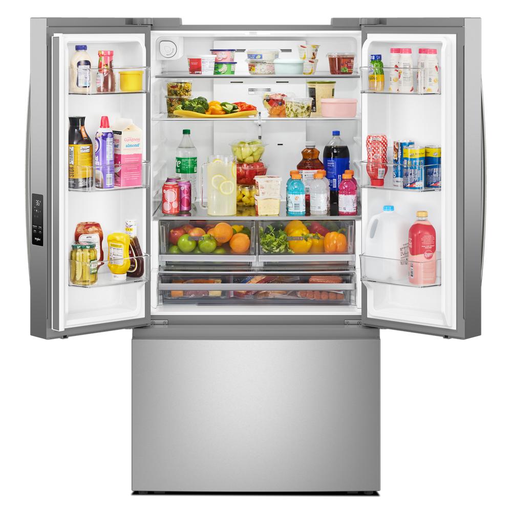 Whirlpool 36-Inch French Door Refrigerator | WRFF3136SZ | 31 cbft