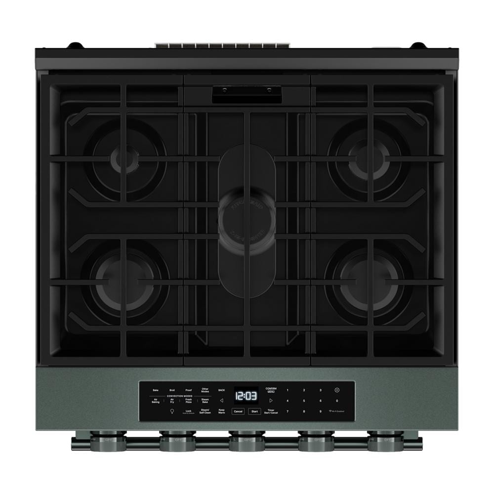 KitchenAid 5.0 Cu. Ft. Smart Slide-in Gas Range with Convection Cooking Modes and 2-in-1 Burner | KSGS530SJP