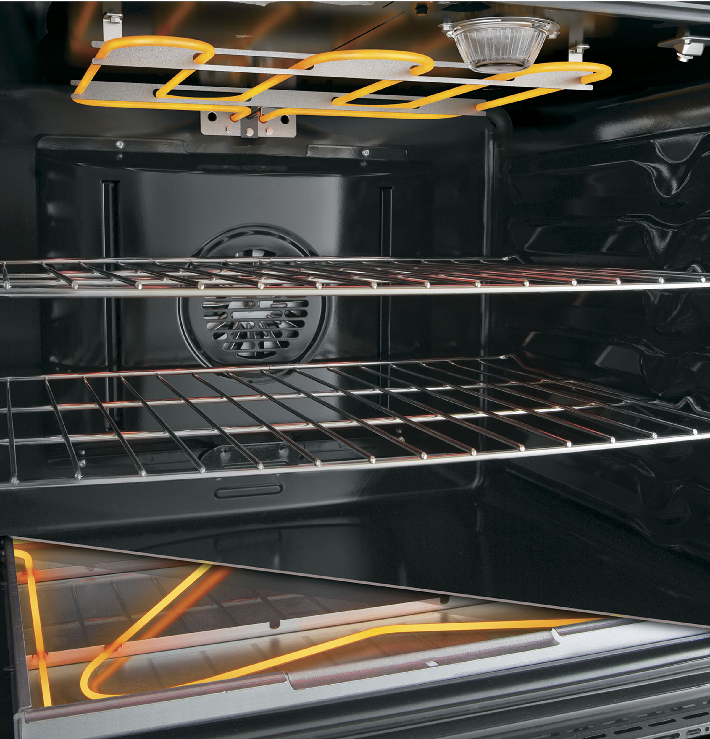 GE Profile Smart Free-Standing Electric Convection Range with No Preheat Air Fry | PB900YVFS