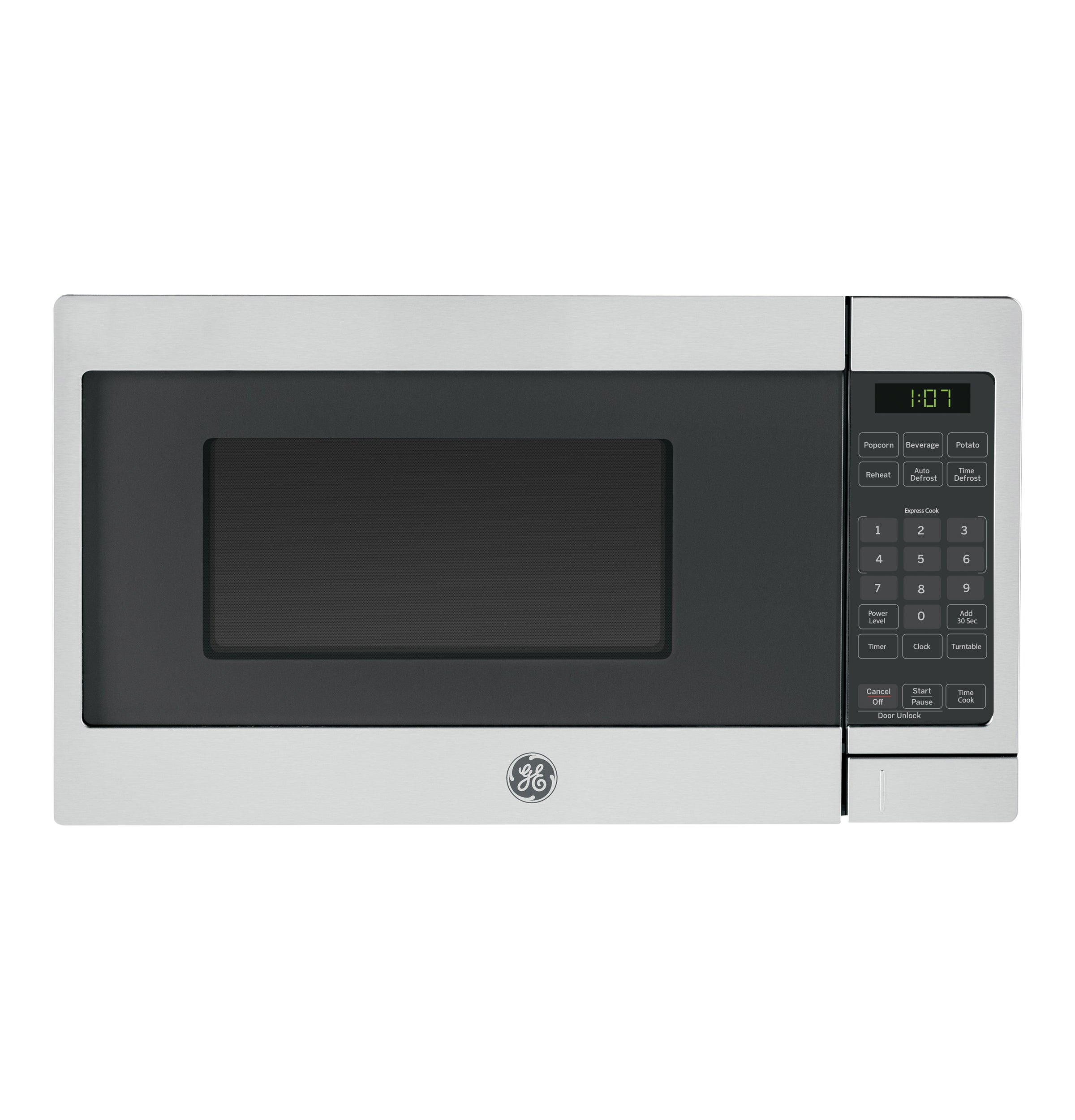 GE 0.7 Cu. Ft. Capacity Countertop Microwave Oven | GCST07N1WSS