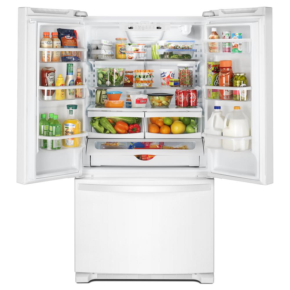 Whirlpool 33-inch Wide French Door Refrigerator | WRFF5333PW | 22 cbft