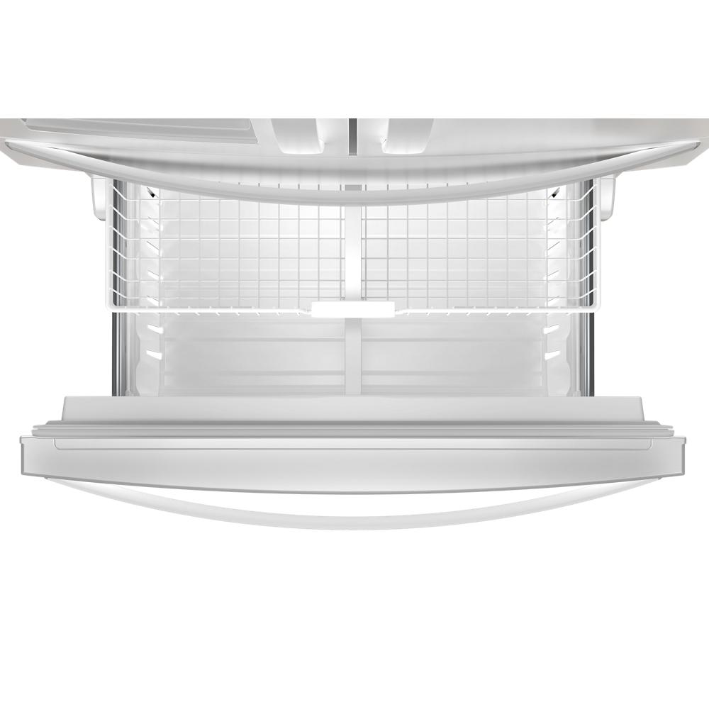 Whirlpool 36-Inch Wide French Door Bottom Mount Refrigerator | WRMF3636RW | 25 cbft