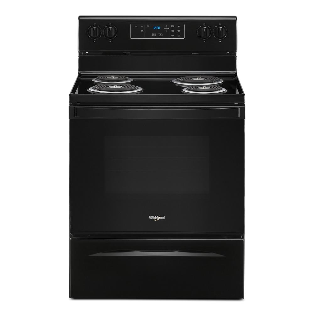 Whirlpool 4.8 cu. ft. Electric Range with Keep Warm setting | WFC315S0JB