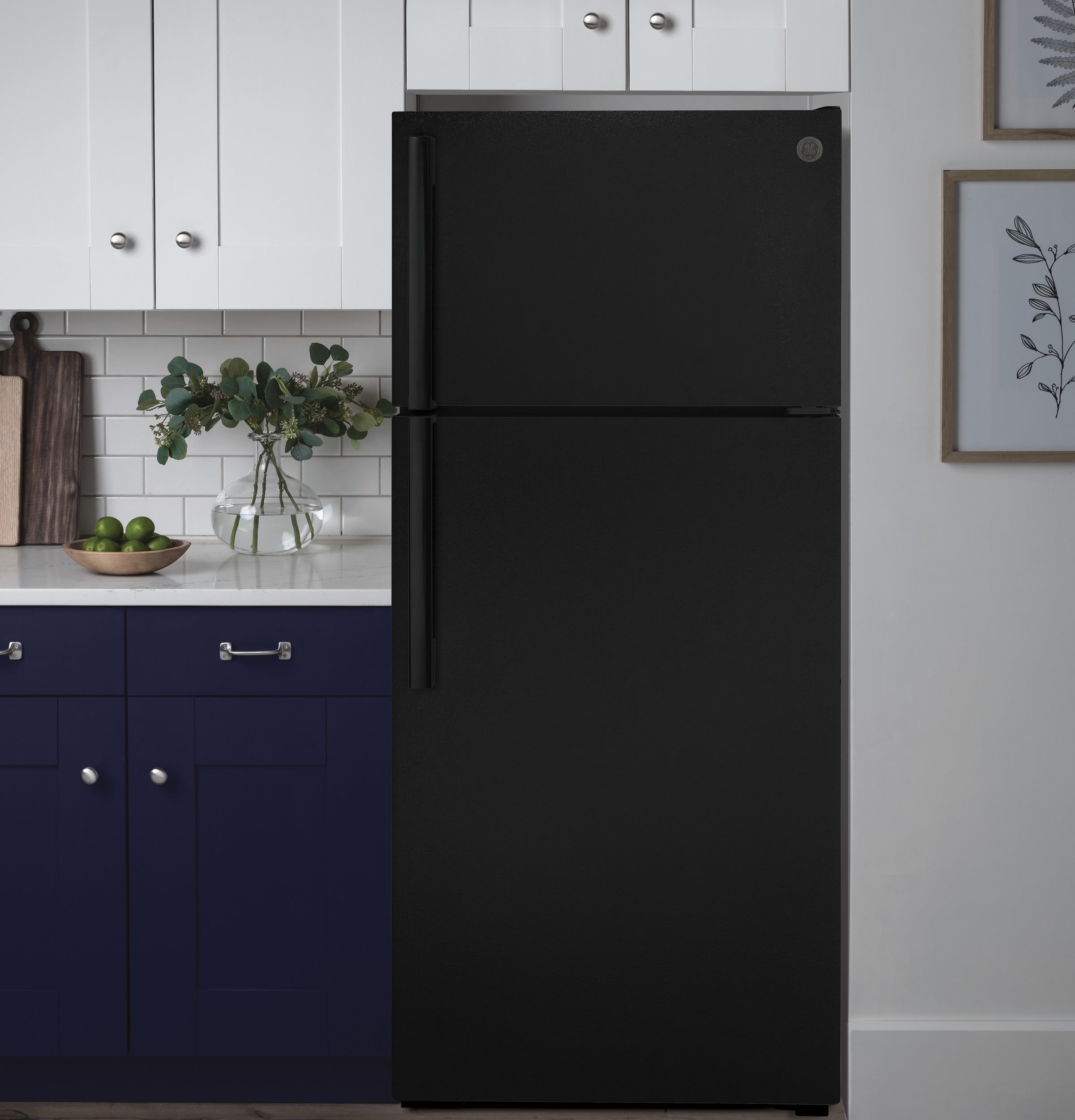 GE 16.6 Cu. Ft. Top-Freezer Refrigerator | GTS17DTNRBB