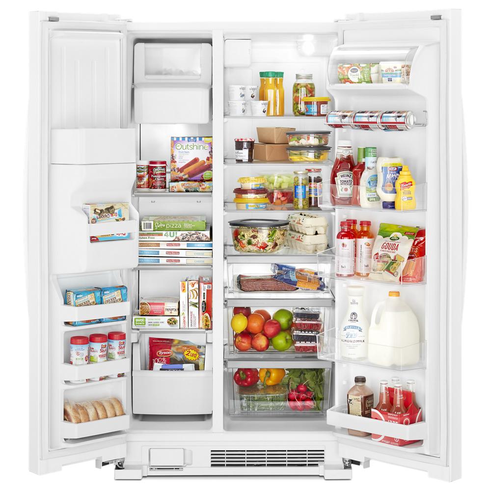 Whirlpool 33-inch Wide Side-by-Side Refrigerator | WRS321SDHW | 21 cbft