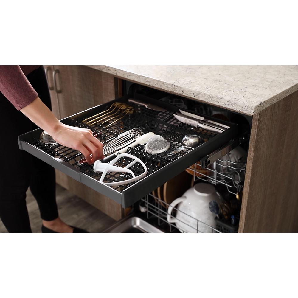 KitchenAid Third Level Utensil Rack Dishwasher with 30+ Total Wash Jets in PrintShield Finish 47 dBA | KDFS224SPS
