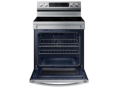 Samsung 6.3 cu. ft. Smart Freestanding Electric Range with No-Preheat Air Fry & Convection | NE63A6511SS