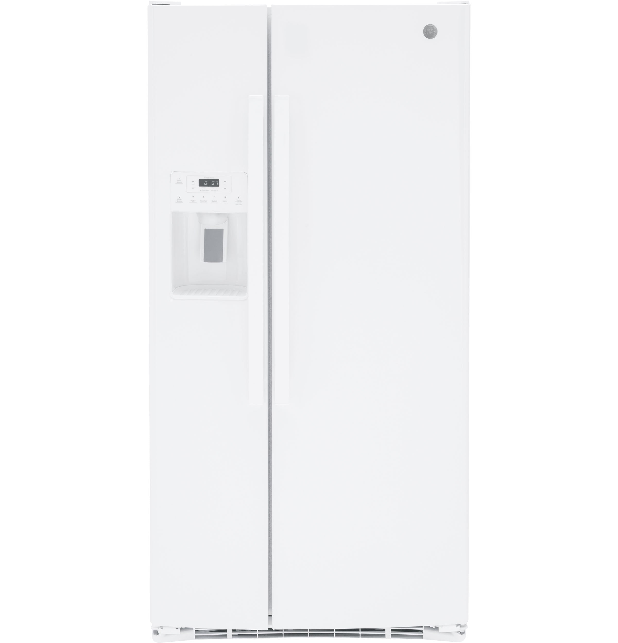 GE ENERGY STAR® 23.0 Cu. Ft. Side-By-Side Refrigerator | GSE23GGPWW