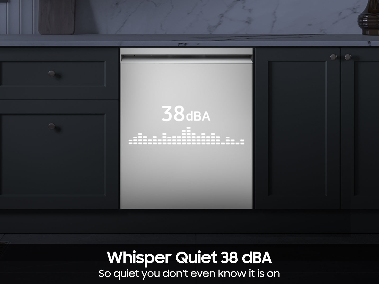 Samsung 38 dBA Bespoke Smart Dishwasher with 3rd Rack Washing System | DW90F89T0USR