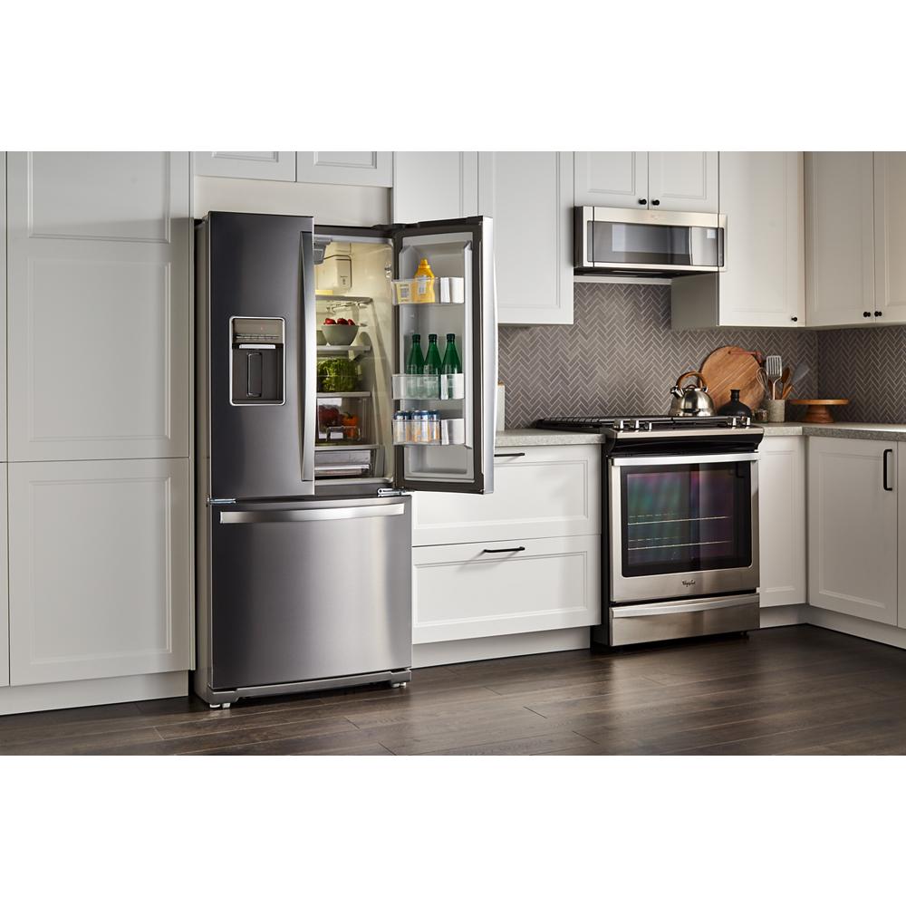 Whirlpool 30-inch Wide French Door Refrigerator | WRF560SEHZ | 20 cbft