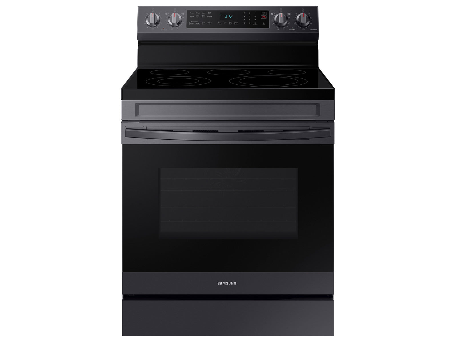 Samsung 6.3 cu. ft. Smart Freestanding Electric Range with No-Preheat Air Fry & Convection | NE63A6511SG