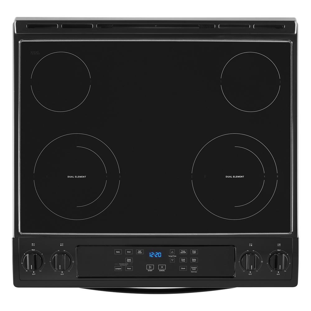 Whirlpool 4.8 Cu. Ft. Electric Range with Frozen Bake Technology | WEE515S0LB