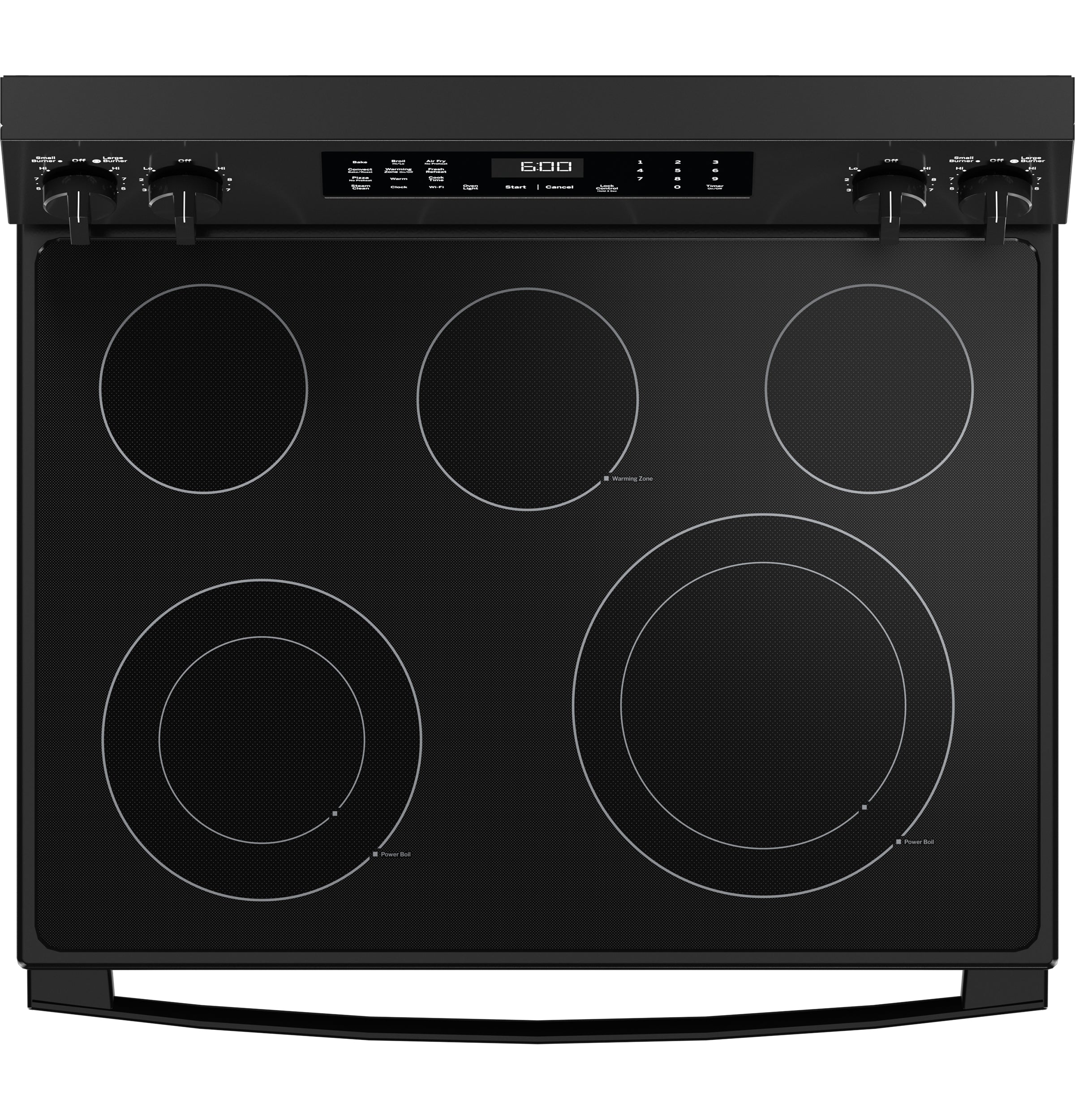 GE 30" Free-Standing Electric Convection Range with No Preheat Air Fry and EasyWash Oven Tray | GRF600AVBB