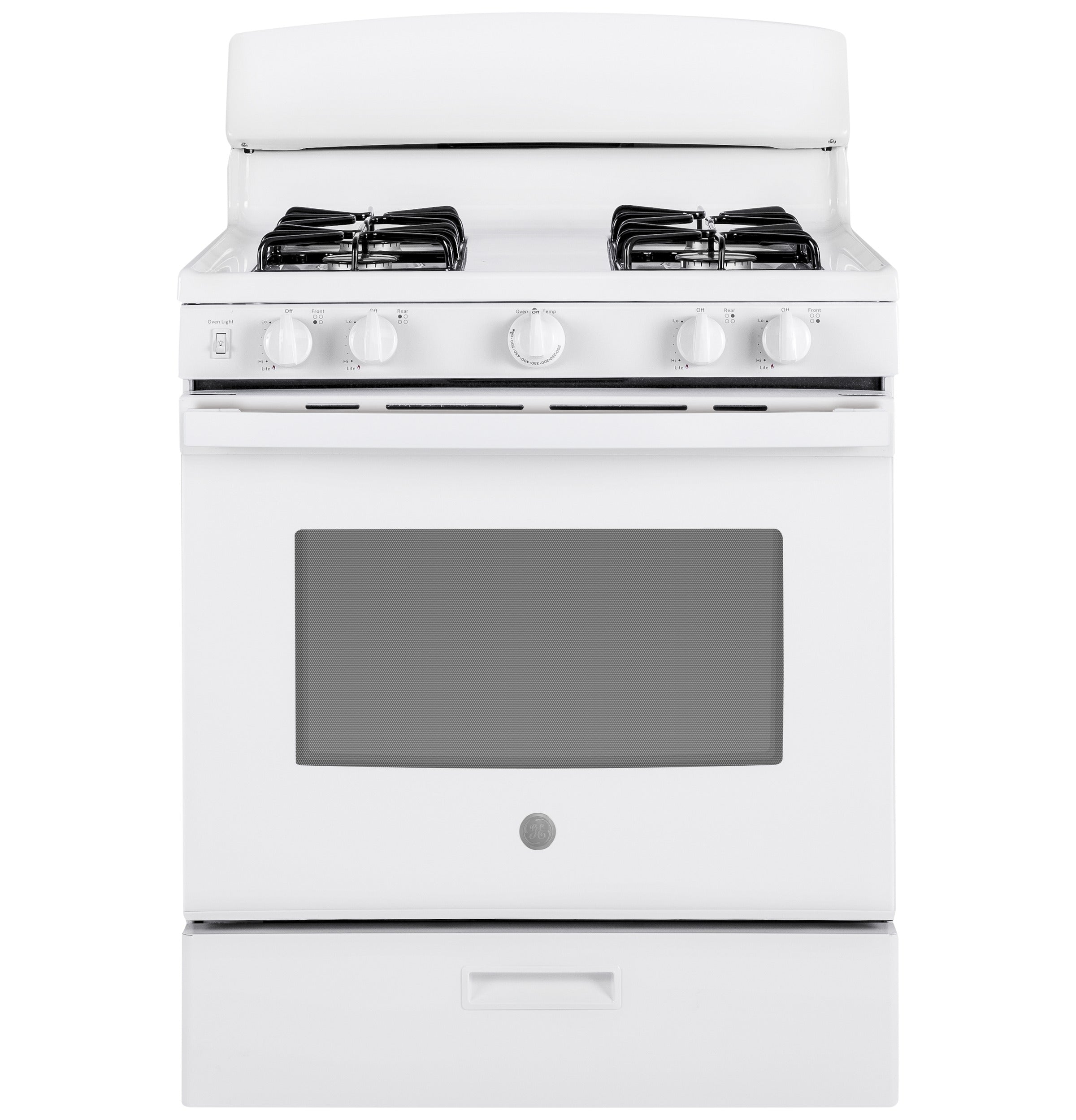 GE Free-Standing Front Control Gas Range | JGBS30DEKWW