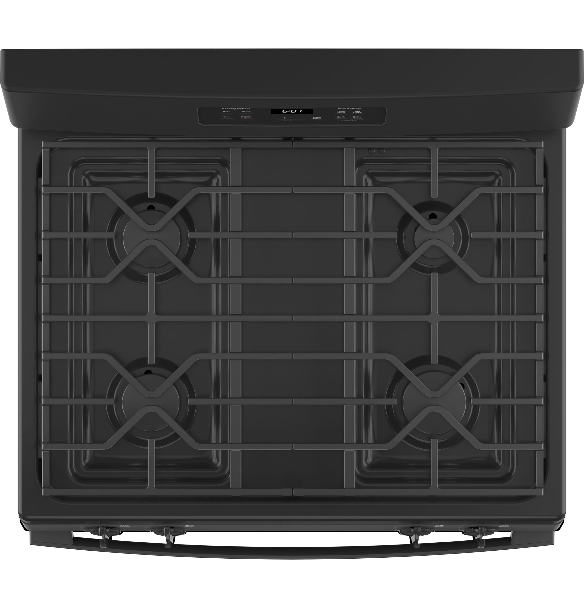 GE Free-Standing Front Control Gas Range | JGBS61DPBB