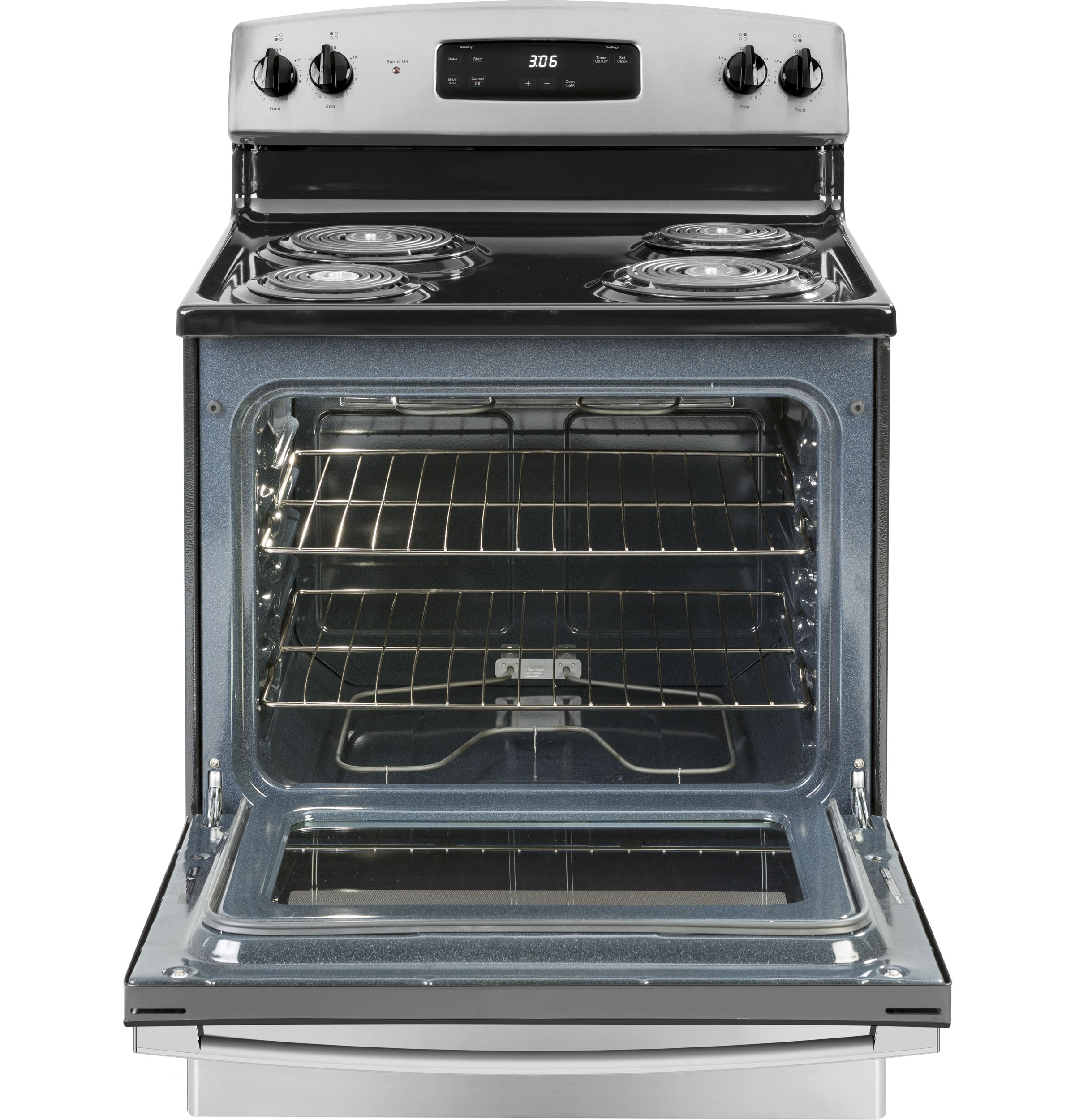 GE 30" Free-Standing Electric Range with Board | JBS360RTSS