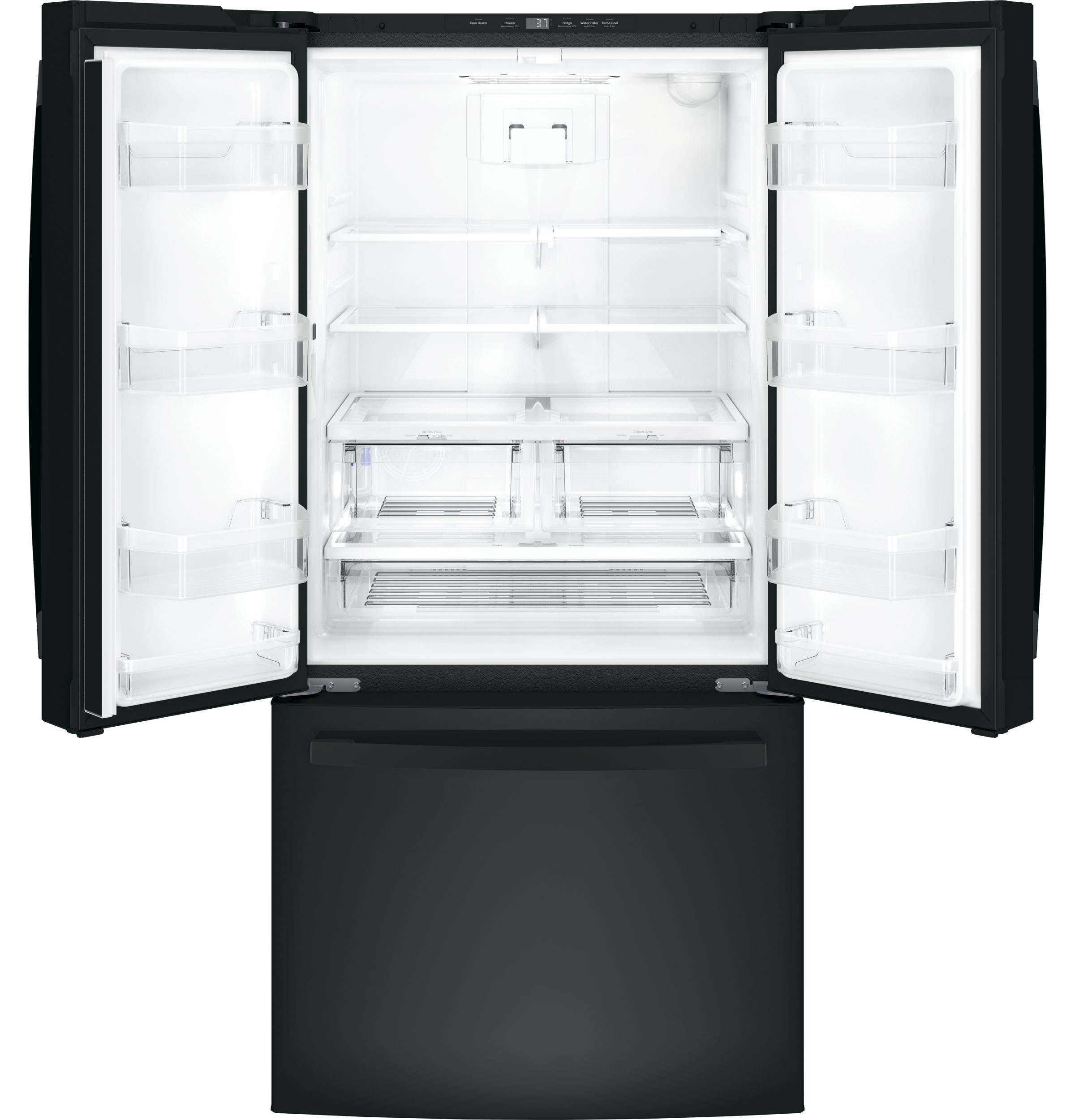 GE ENERGY STAR® 24.7 Cu. Ft. French-Door Refrigerator | GNE25JGKBB