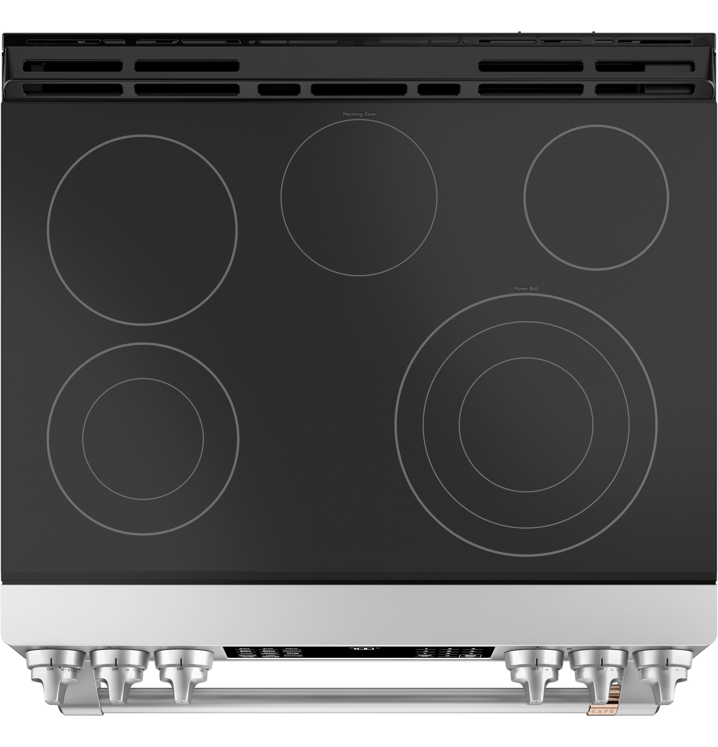 CAFÉ 30" Smart Slide-In, Front-Control, Radiant and Convection Range | CES700P2MS1